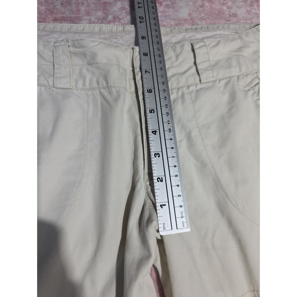 Nike Youth Girls Size M (8-10) Cream Beige Cotton Capri Crop Pants Drawstring... - Picture 7 of 9